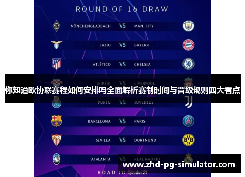 你知道欧协联赛程如何安排吗全面解析赛制时间与晋级规则四大看点 你知道欧协联赛程如何安排吗全面解析赛制时间与晋级规则四大看点